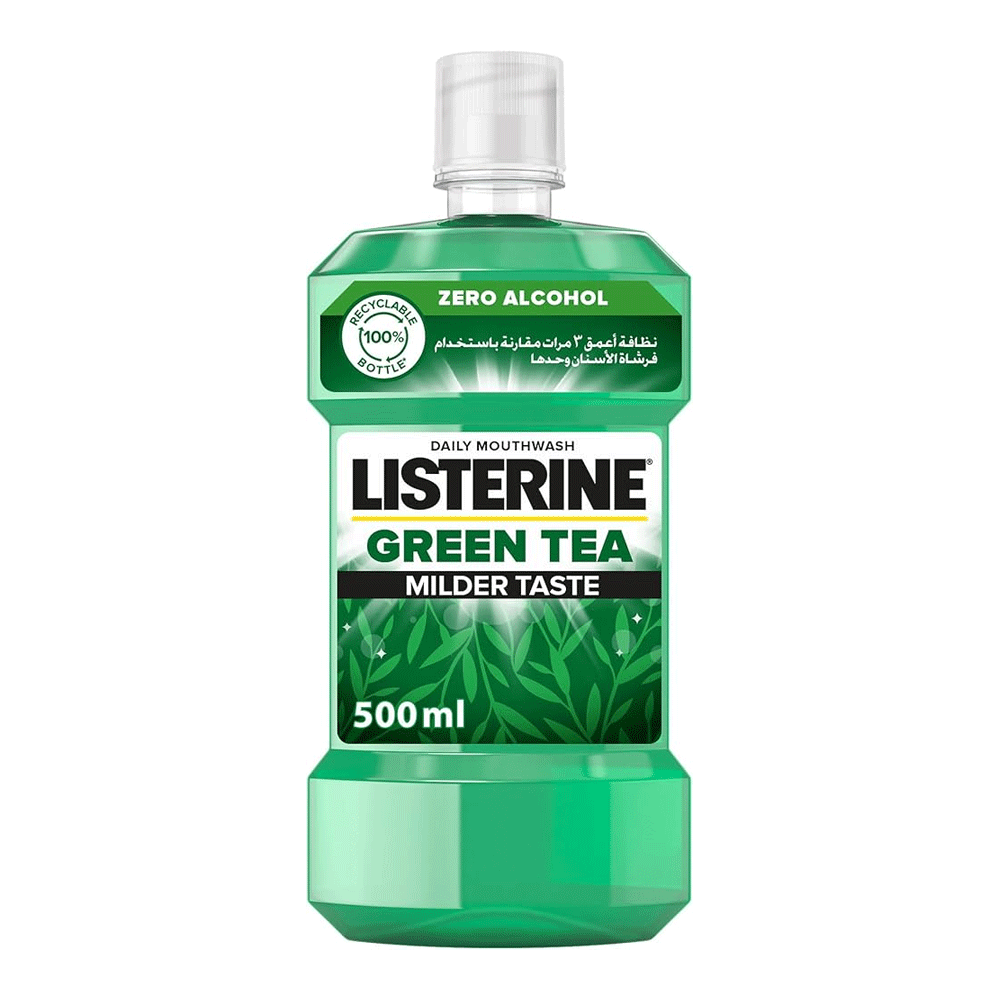 Listerine Green Tea Mouth Wash 500ml.