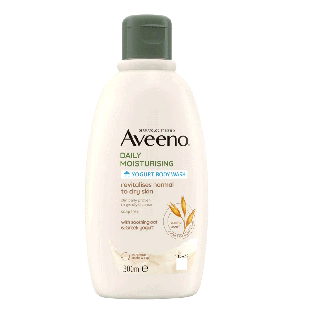 Aveeno Daily Moisturising Body Wash (vanilla & Oat Scent) 300ml