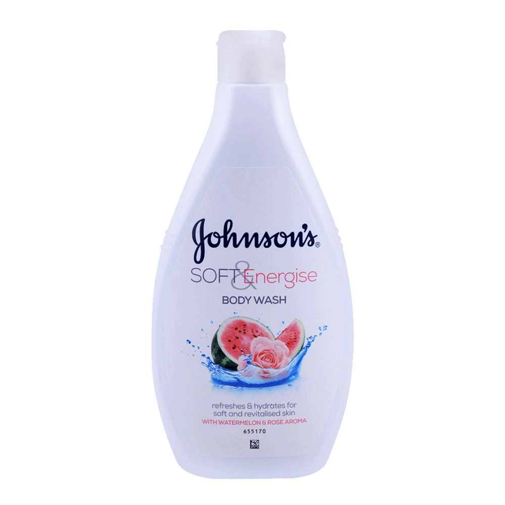 Johnsons Soft & Energise Body Wash 400ml