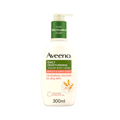 Aveeno Daily Moisturising Yougurt Apricort Body Cream 300ml