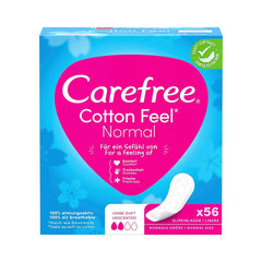 Carefree Cotton Feel Normal Unscented 56 Liners