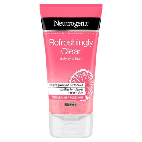 Neutrogena Refreshingly Clear Daily Exfoliator Face Wash 150m