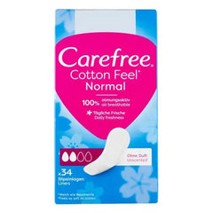 Carefree Cotton Feel Normal Pantilyliner 34s