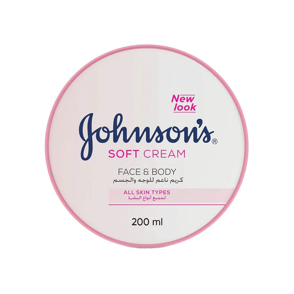 Johnsons Soft Cream Face & Body 200ml