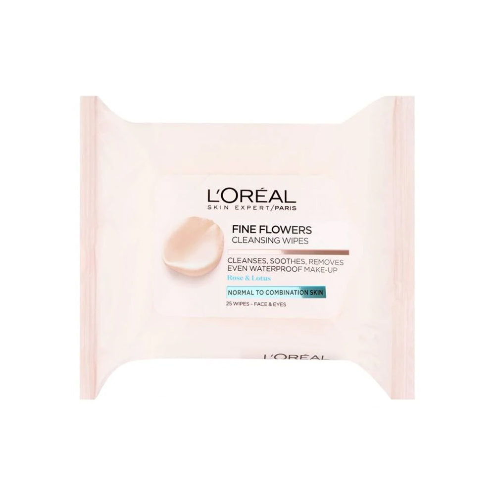 Loreal Fine Flowers Wipes 25s