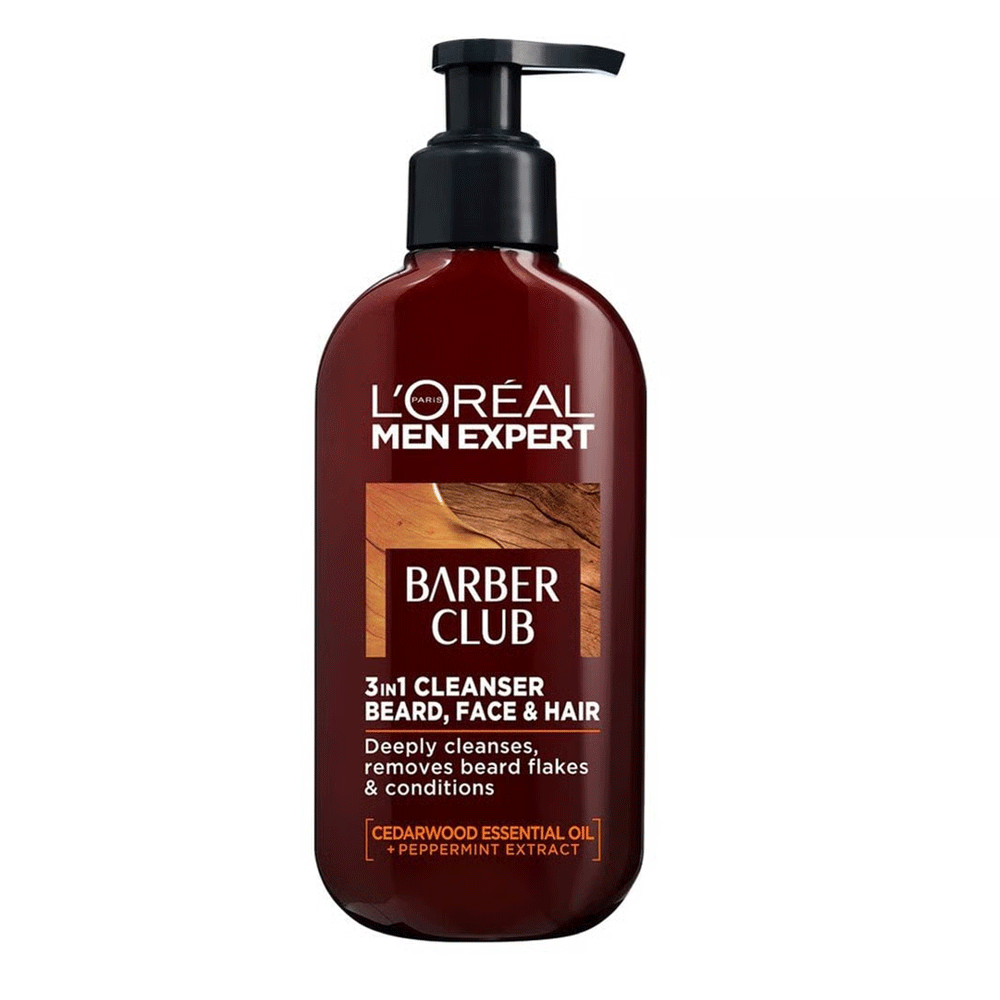 Loreal Barber Club Beard Face & Hair Wash 200ml