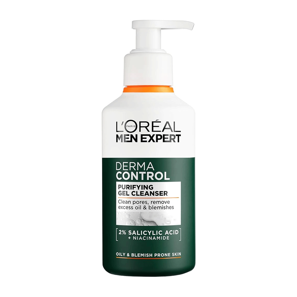 Loreal Men Expert Derma Control Purifying Gel Cleanser 260ml