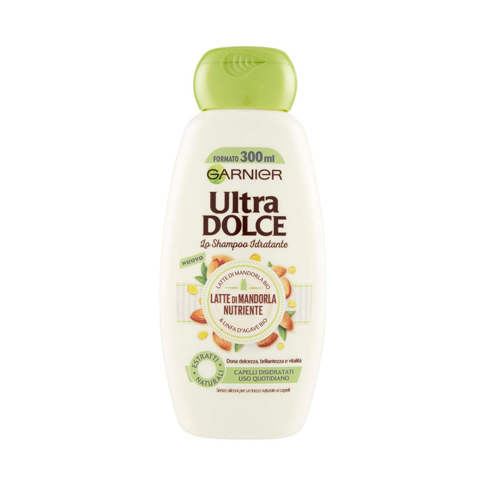 Garnier Ultra Dolce Shampoo Latte Di Mandorla Nutriente 300ml