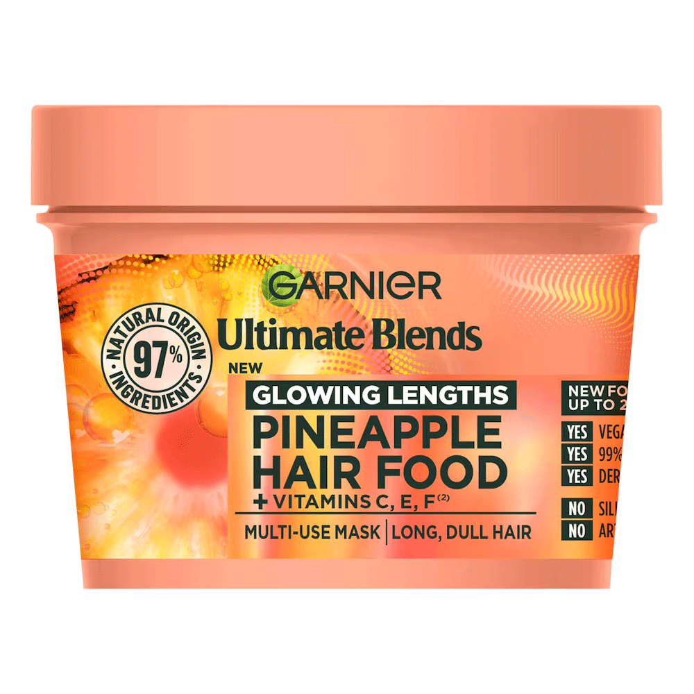 Garnier Glowing Lengths Pineapple Hair Food Mask 400ml