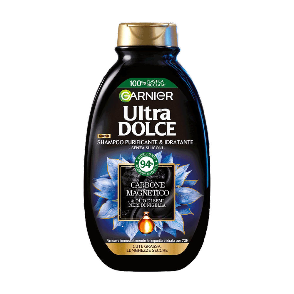 Garnier Ultra Dolce Shampoo Carbone Magnetico 300ml