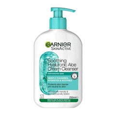 Garnier Skin Active Soothing Hyaluronic Aloe Cream Cleanser 250ml