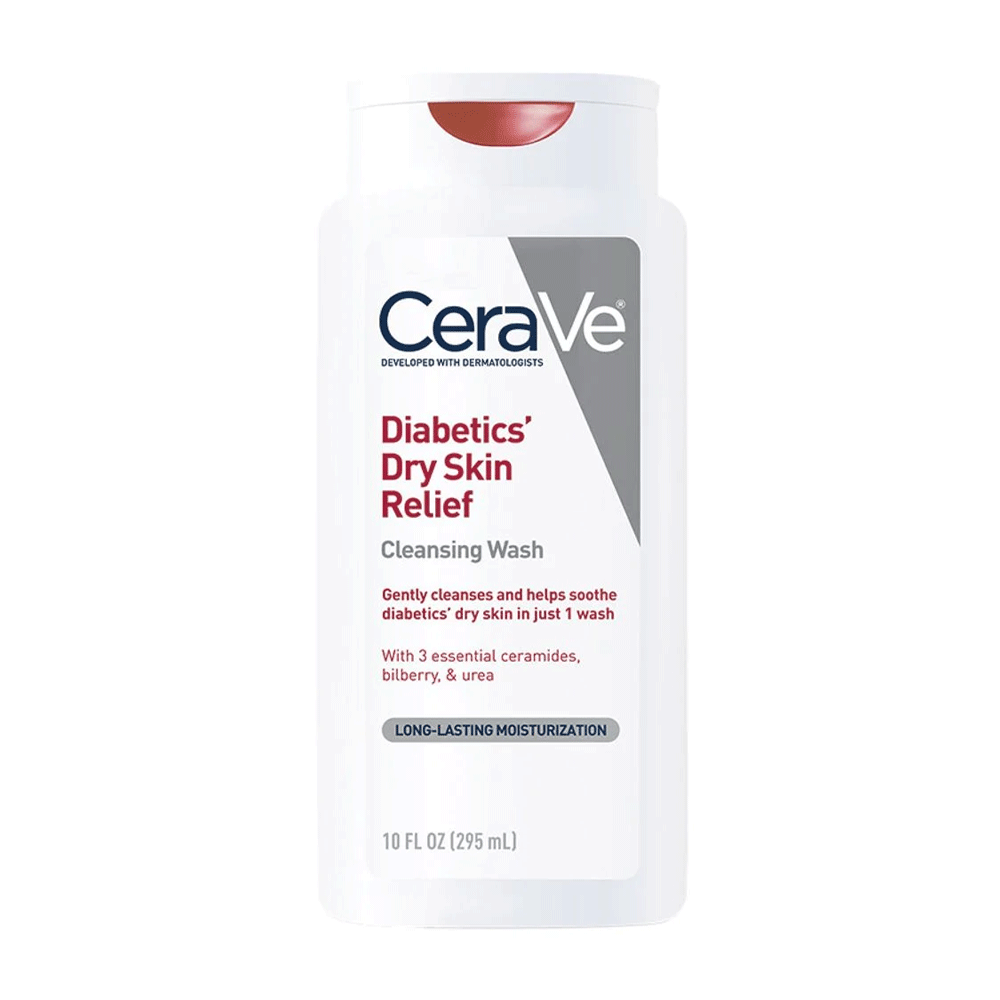 Cerave Diabetics Dry Skin Relief Cleansing Wash 296ml