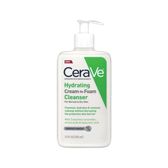 Cerave Hydrating Cream-to-foam Cleanser 473ml