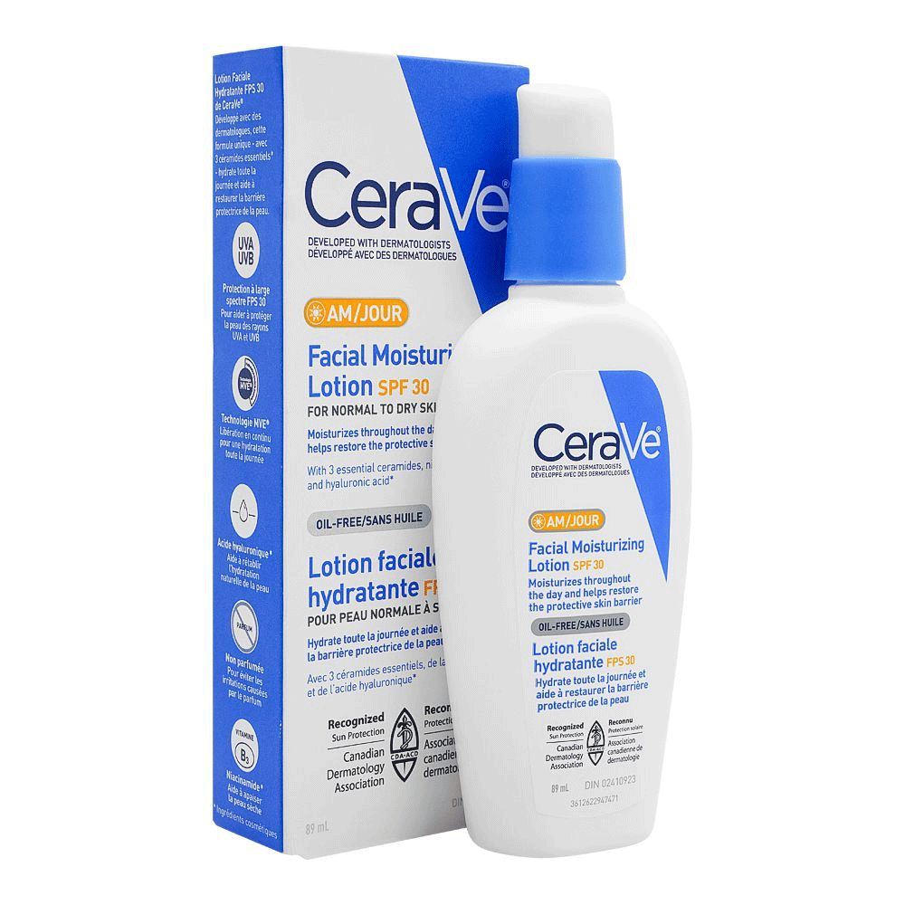 Cerave Am/jour Facial Moisturizing Lotion SPF 30 89ml (canada)