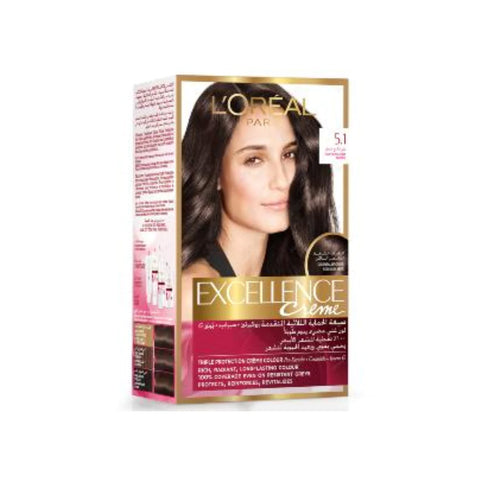 Loreal Excellence Hair Color 5.1