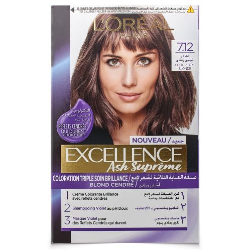 Loreal Excellence Cool Pearl Blonde Hair Color 7.12