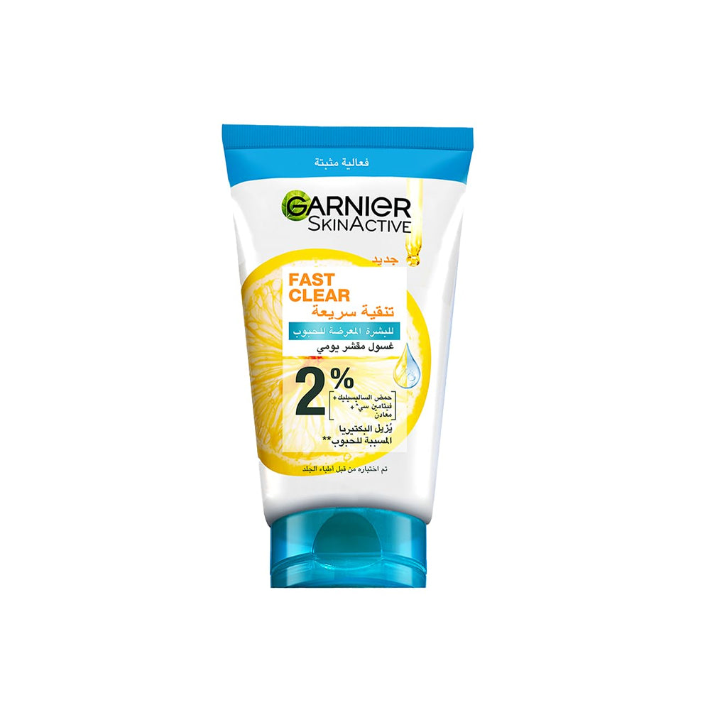 Garnier Skin Active Fast Clear Face Wash 100ml