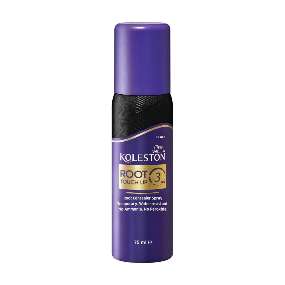 Wella Koleston Root Touch Up Black Hair Spray 75ml