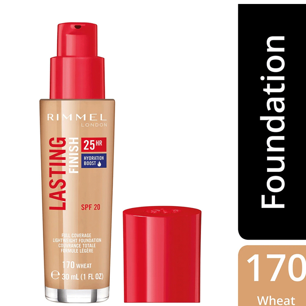 Rimmel Full Coverage Light Weight Foundation 170 Wheat 30ml