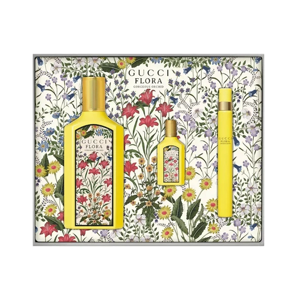 Gucci Flora Gorgeous Orchid 3 Gift Set