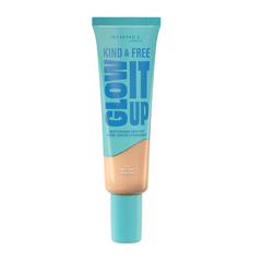 Rimmel Glow It Up Moisturising Skin Tint Rose Ivory 010 30ml