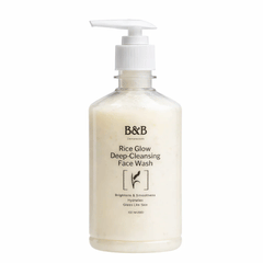 B&b Rice-glow Deep Cleansing Face Wash 250ml