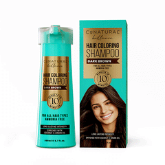 Conatural Hair Coloring Shampoo Dark Brown 200ml