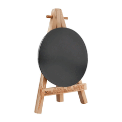 Easel Round Black Canvas Small