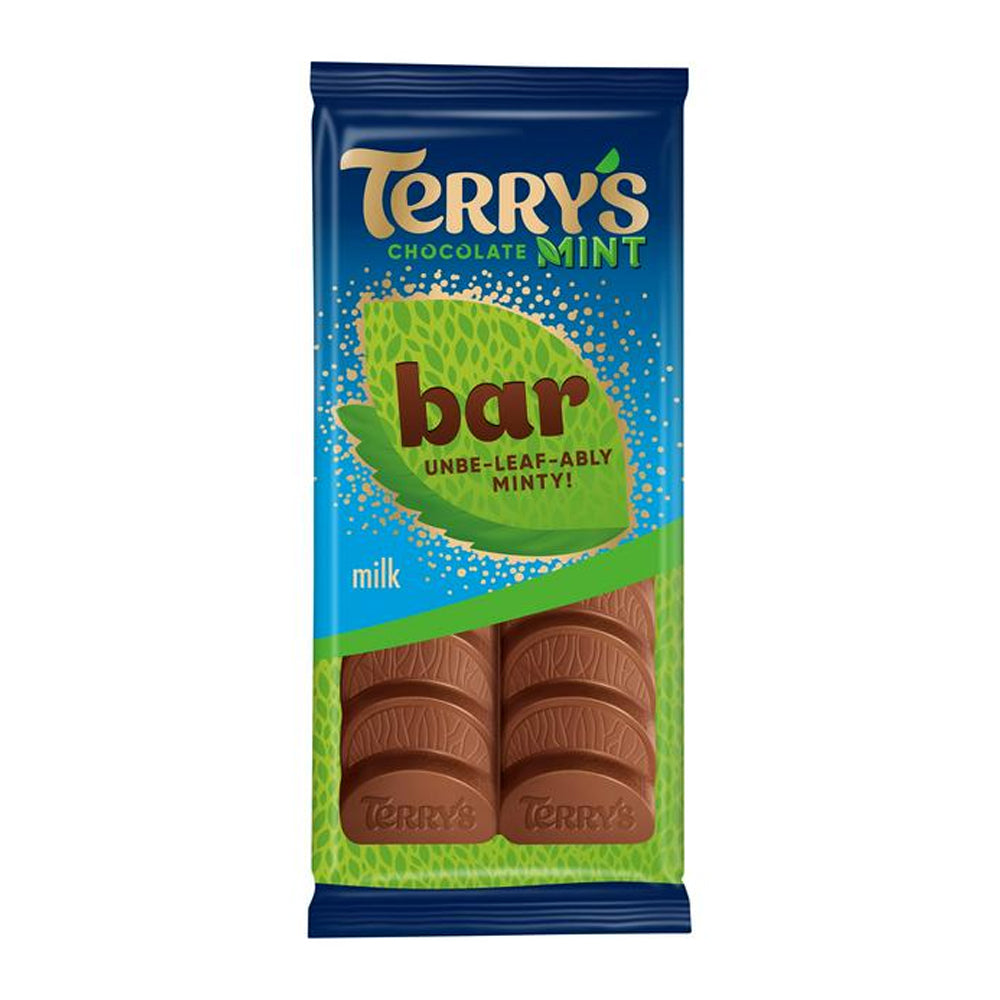 Terrys Mint Milk Chocolate Bar 90g