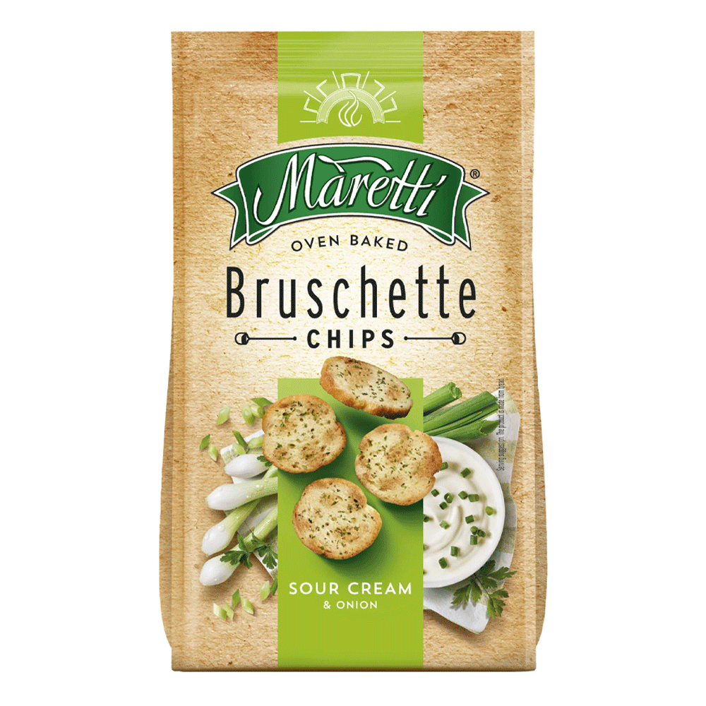 Maretti Bruschette Sour Cream & Onion Chips 70g