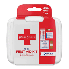 Johnson & Johnson 12 Items First Aid Kit