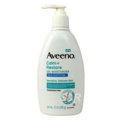 Aveeno Calm+Restore Moisturizer Gel Skin Soothing 340g