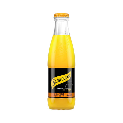 Schweppes Orange Juice Glass Bottle 200ml