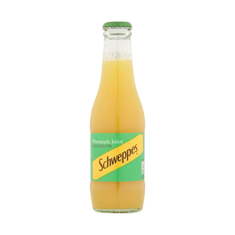 Schweppes Pineapple Juice Glass Bottle 200ml