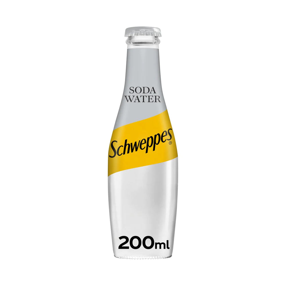 Schweppes Soda Water Glass Bottle 200ml
