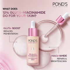 Ponds Bright Beauty 12% Gluta Niacinamide Serum 30ml