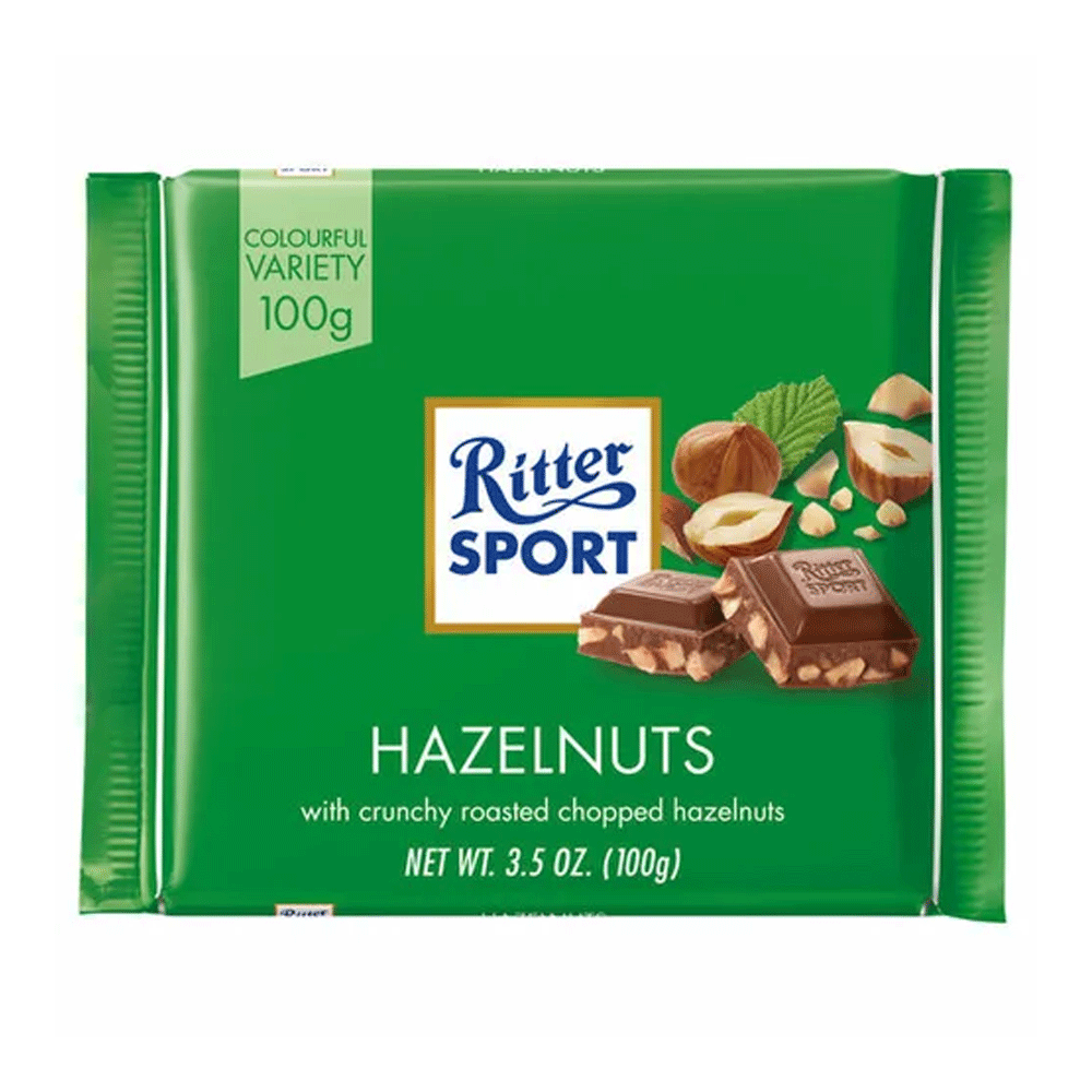 Ritter Sport Hazelnuts Chocolate 100g
