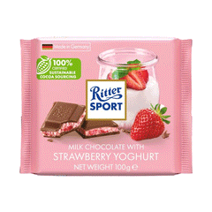 Ritter Sport Strawberry Yougurt Chocolate 100g