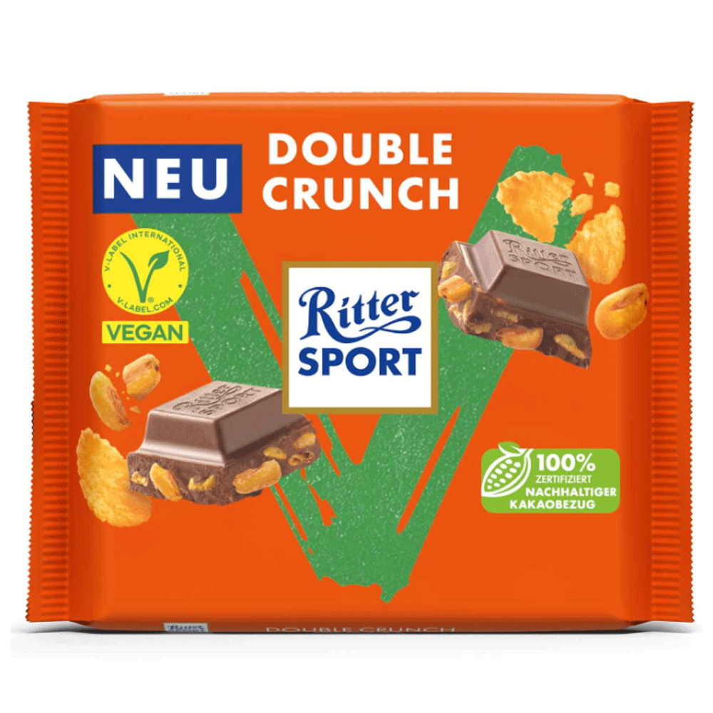 Ritter Sport Double Crunch Chocolate 100g