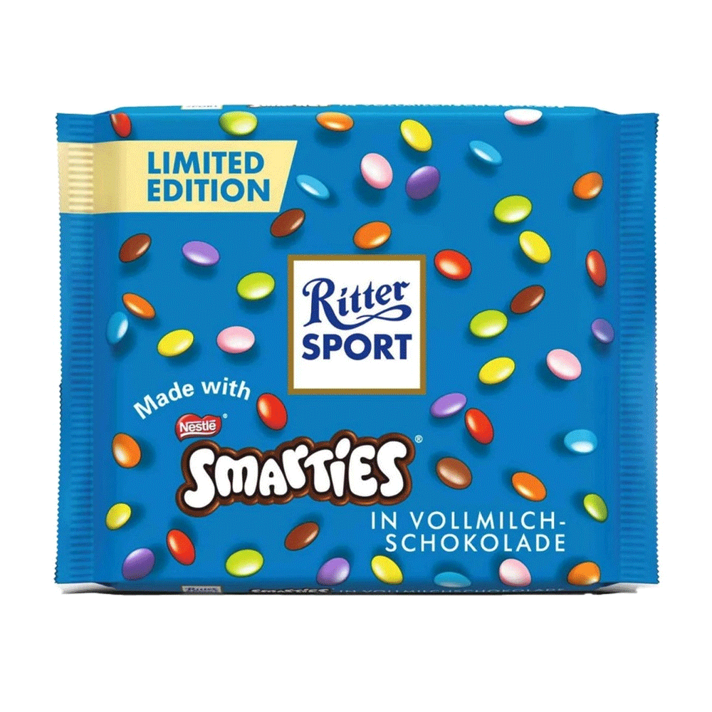 Ritter Sport Smarties In Vollmilch Chocolate 100g