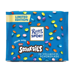 Ritter Sport Smarties In Vollmilch Chocolate 100g