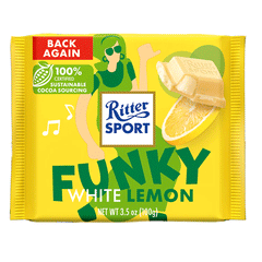 Ritter Sport Funky White Lemon Chocolate