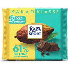 Ritter Sport 61% Die Feine Chocolate 100g