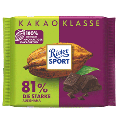 Ritter Sport 81% Die Starke Chocolate 100g