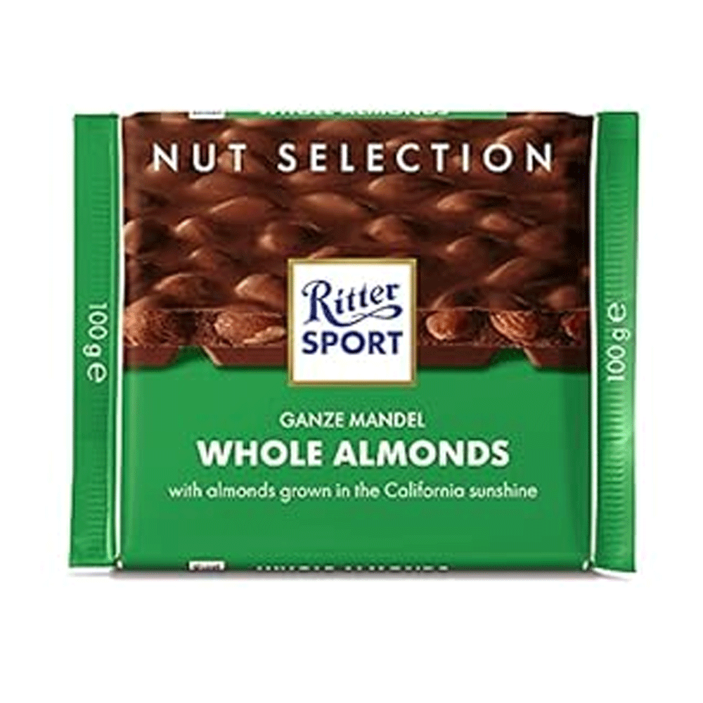 Ritter Sports Ganze Mandel 100gm