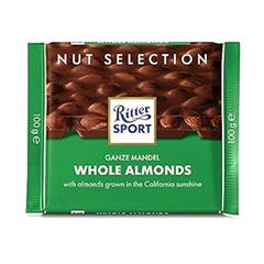 Ritter Sports Ganze Mandel 100gm