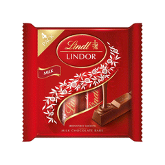 Lindt Lindor Milk Chocolate Bars 4s