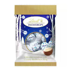 Lindt Snow Drops Milk Chocolate Pouch 70g