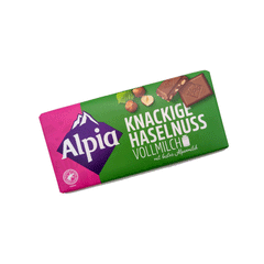Alpia Crunchy Hazelnut Milk Chocolate 100g
