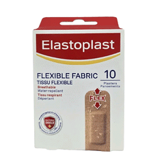 Elastoplast Flexible Fabric Tissue Flexible Plasters 10s Box